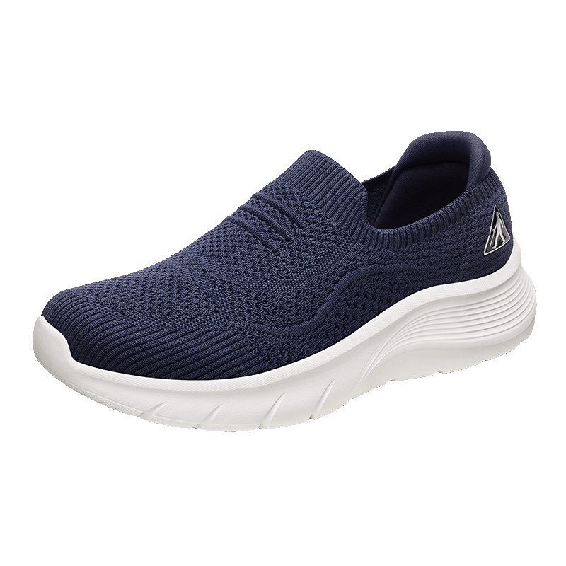 Zulijian Elderly Shoes Middle-aged and Senior Casual Soft Sole Walking Shoes Gift Lightweight Dad Shoes 26117043J Casual Blue Size 44