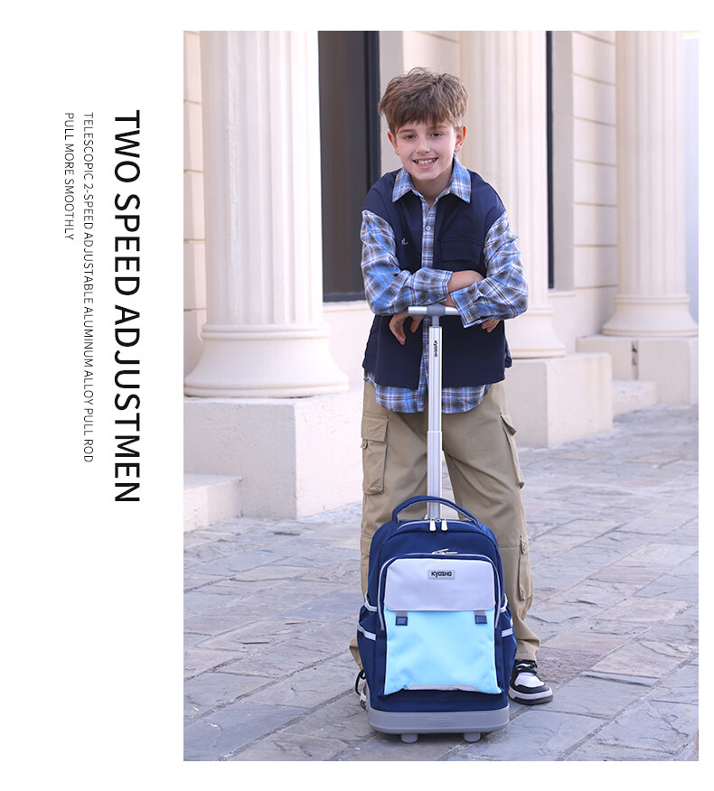 Kyosho Trolley School Backpack Large Capacity for Elementary and Middle School Students Purple 16