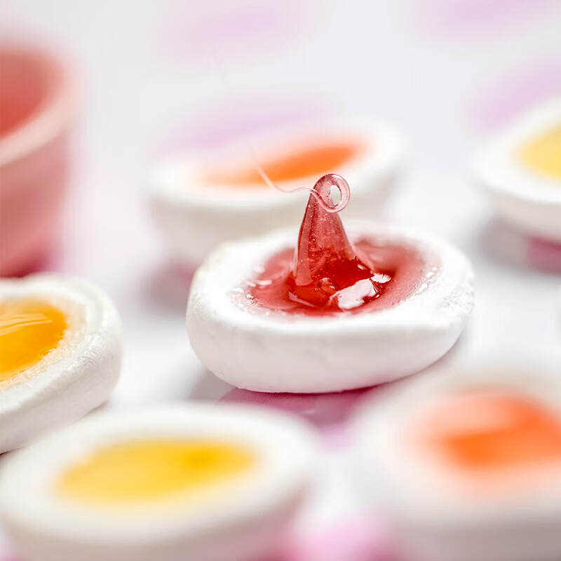 徐福记 喜庆装棉花糖500g约70颗 结婚订婚喜糖 散装伴手礼糖果 解馋零食