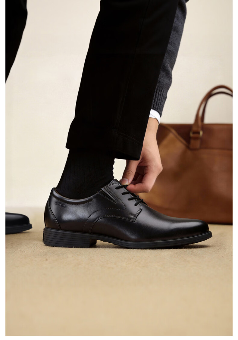 Clarks Whiddon Plain Men's Derby Shoes, Groom Shoes, Classic Style, British Business Formal Wear, Comfortable And Breathable 7