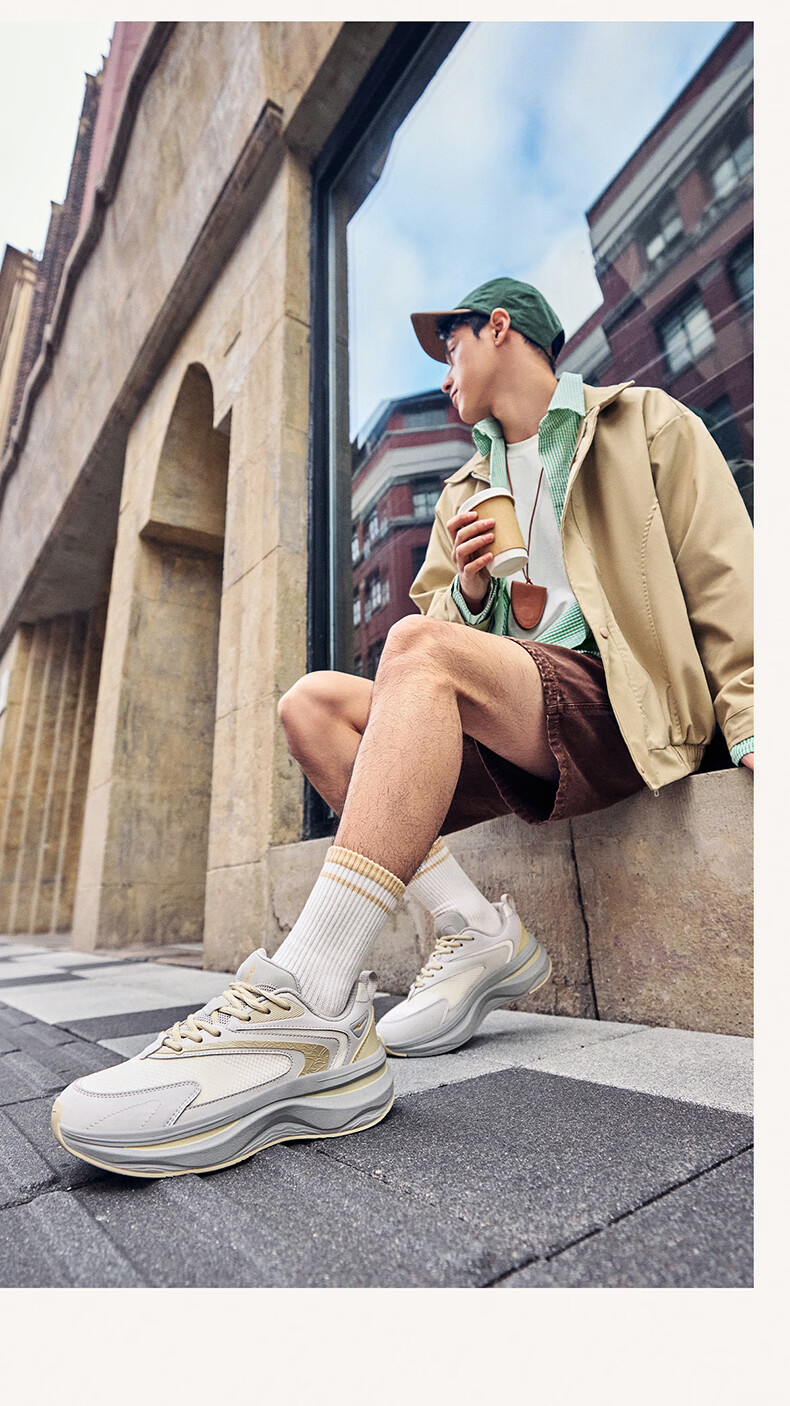 ERKE 2026 New Comfortable Thick-Soled Dad Sneakers Soft Elastic Versatile Casual Shoes Wei Yang 3 28