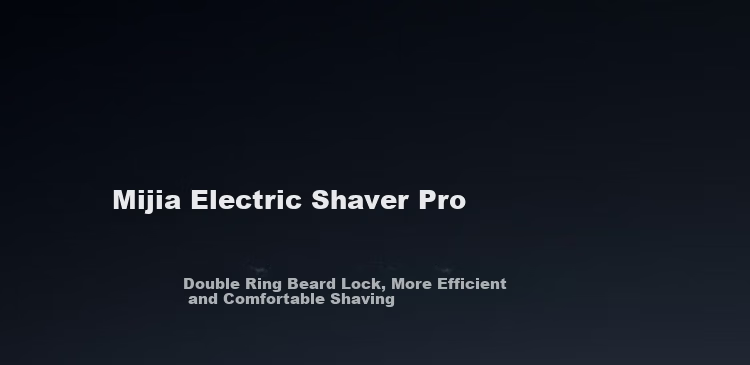 Mijia Electric Shaver Pro Blue Long Battery Life Waterproof Wear-Resistant Blade Smart Speed Sensing Gift for Boyfriend New Year Valentine's Day 1