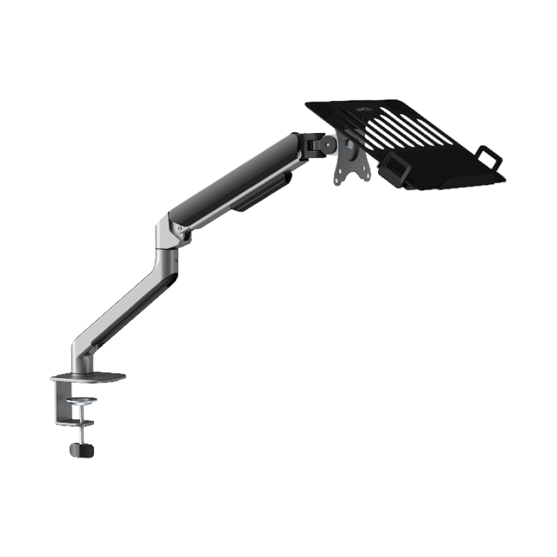 Brateck Beihu Laptop Stand, Notebook Computer Stand, Suspended Arm Bracket for Laptops, Monitor Riser Stand, Computer Desk Stand E350+APE40