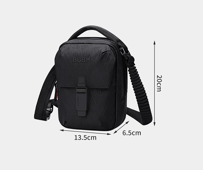BUBM Multifunctional Crossbody Bag Portable Travel Small Bag Casual Lightweight Backpack Men Large Capacity Sports Shoulder Bag 16