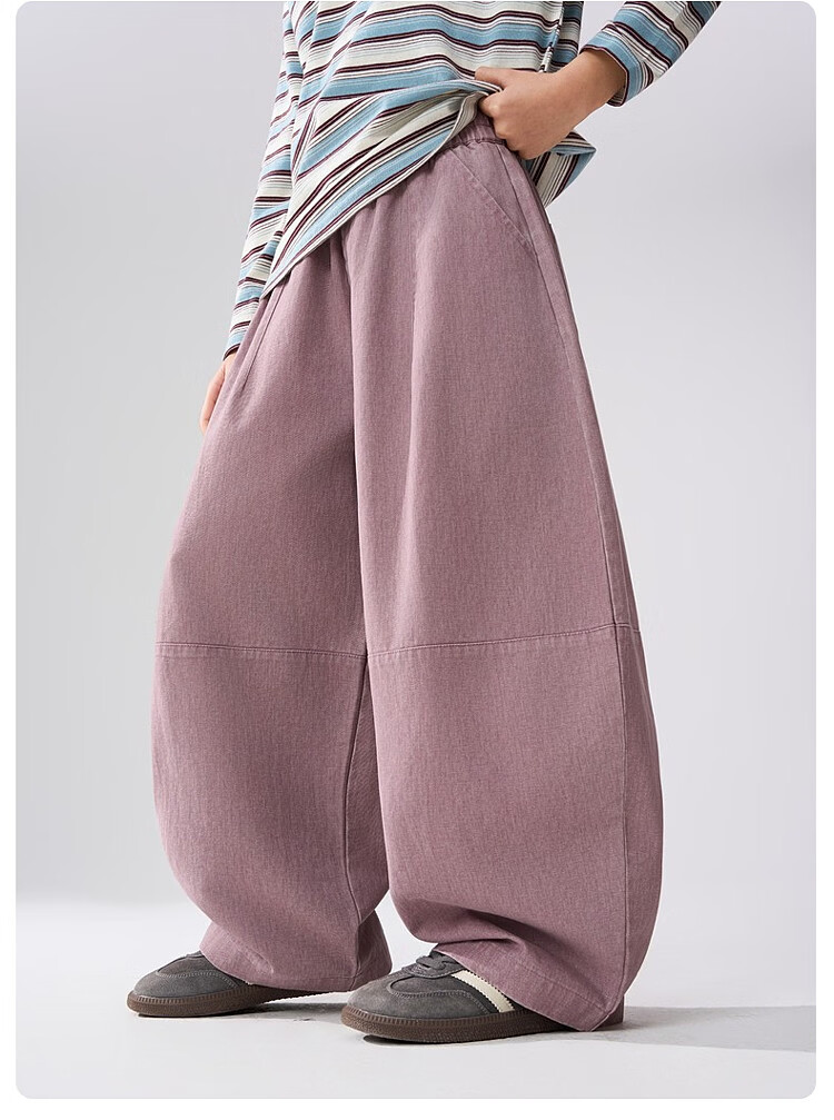 ASK JUNIOR Kids Pants 2026 Spring New Boys' Loose Fit Denim Sports Casual Straight Leg Trousers 5