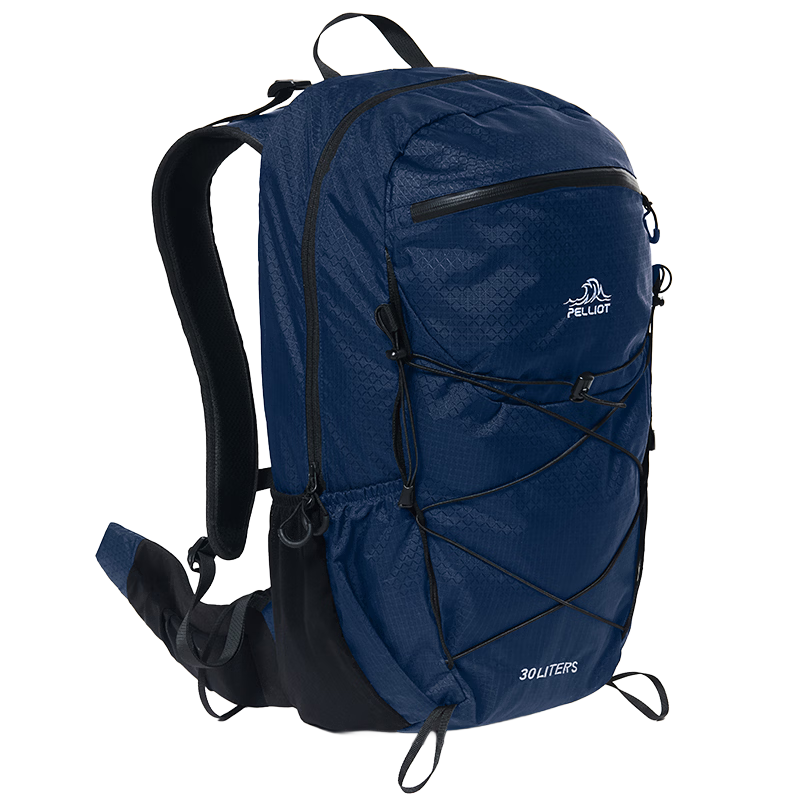 Pelliot Yun Chuan Outdoor Mountaineering Backpack Hiking Professional Travel Lightweight Men's Double Shoulder Bag 165025040 Blue