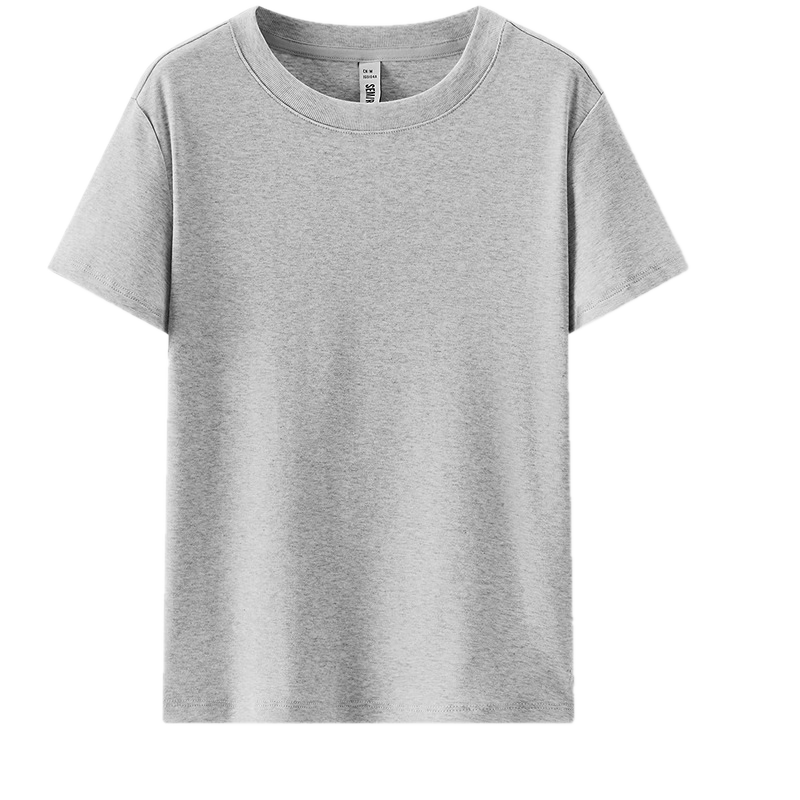 Semir Cooling Short Sleeve T-Shirt Women Summer Slim Fit Regular Shoulder Crew Neck Top 2026 Pullover 109326100004