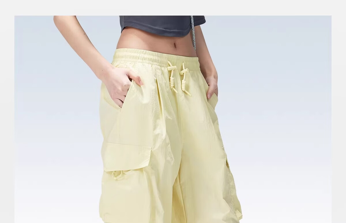 Camel [Dilireba Same Style] Women's Outdoor Quick-Dry Pants Spring Summer 2026 Lightweight Paratrooper Hiking Cargo Pants Men 19