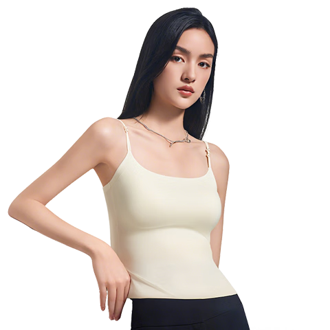 Caobenchuse Women's Camisole Bra with Built-In Cups, Backless Strap, Chest Pads, Pearl Straps, Versatile Spring And Summer Camellia Fragrance Gift Set