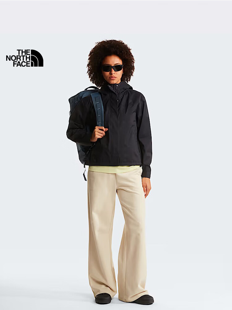 The North Face Women's Outdoor Waterproof Hard Shell Jacket 8HQJ Black/JK3 XL 3