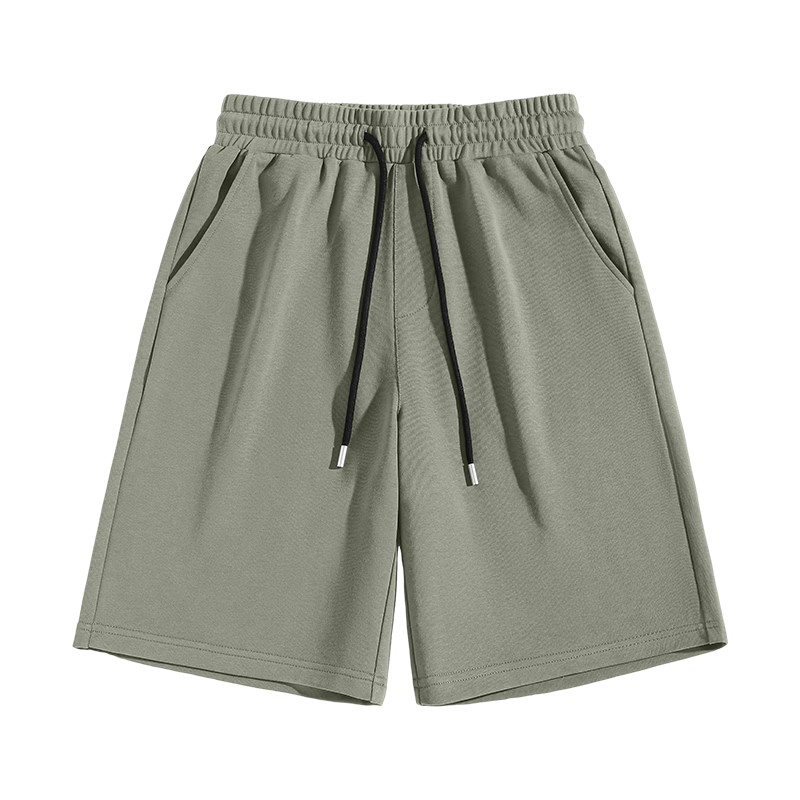 JEANSWEST LIFE Men's Pure Cotton Casual Loose Fit Mid-Length Shorts Summer Five-Point Pants Fashion Beachwear