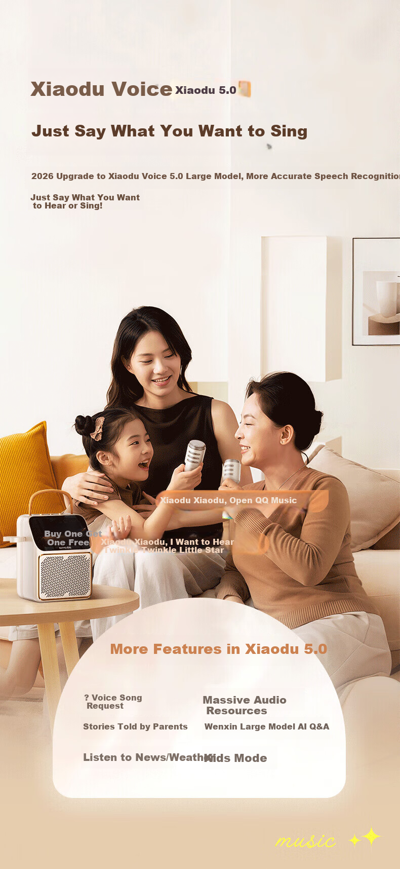 Jinyun (KINYO) [Video Playable] Dynamic Lyrics Karaoke Speaker All-In 2026 New Home KTV Set, Touchscreen Karaoke, Outdoor Bluetooth Speaker Gift K800V 13