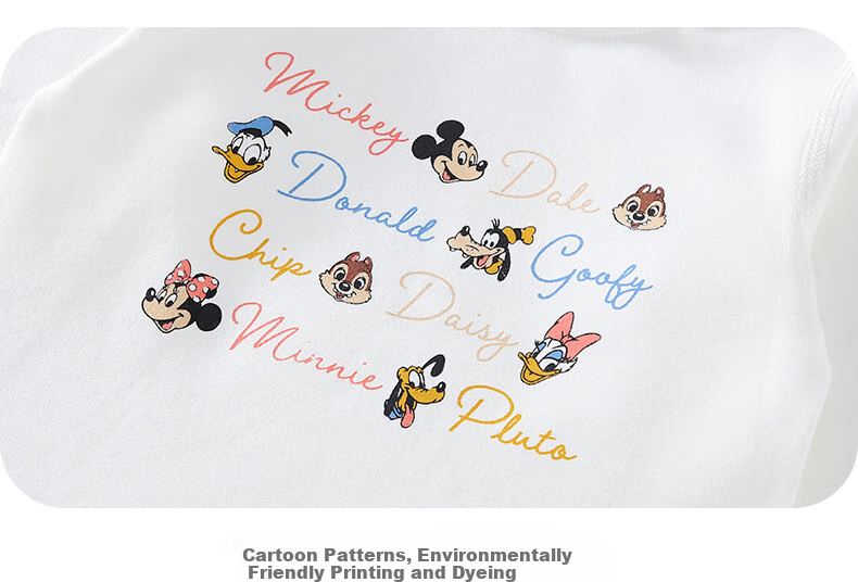 Disney Kids Cotton Pajamas Unisex Toddler Autumn Top Baby Clothes Homewear Spring and Autumn 73 4