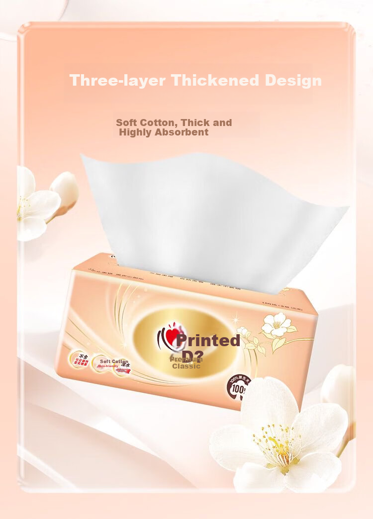 Mind Act Upon Mind Classic Series Facial Tissues, 3-Ply, 150 Sheets Per Pack, 6 Packs, DT26150 (Formerly DT26200) 5