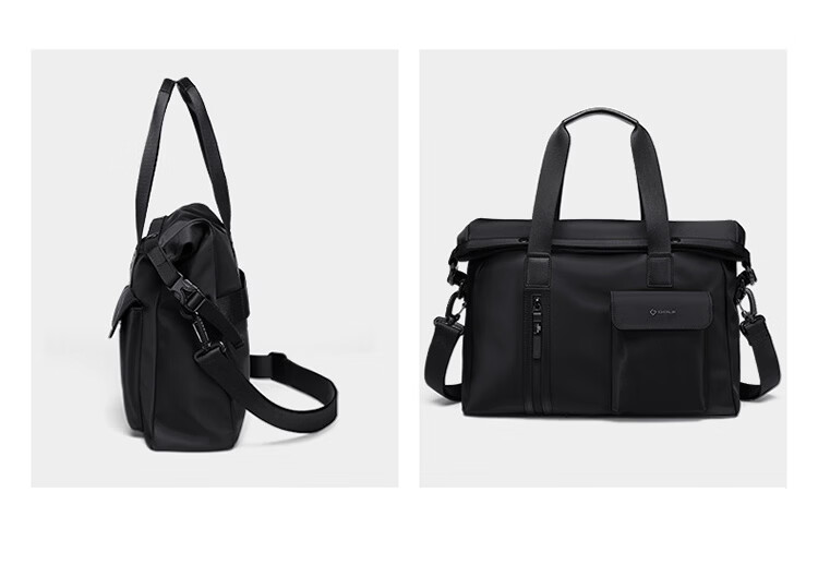 GOLF Men's Briefcase Handbag 13.3/14 Inch Laptop Bag Business Casual Commuter Travel Office Bag 24