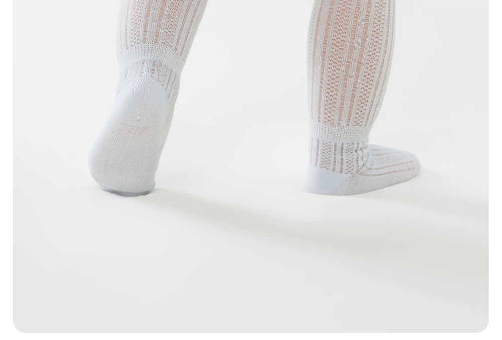 Betis Baby Long Tube Socks Infant Socks Spring and Summer Thin Anti-Mosquito Mesh Breathable Children's Over-the-Knee Socks 28
