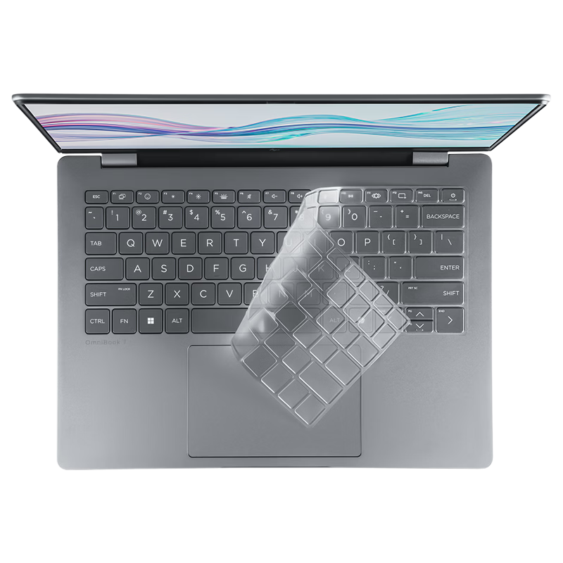 Jichuan HP Ryzen 14 2025 Keyboard Cover TPU Ultra-thin Transparent Waterproof Dustproof Film for 14-inch Laptop Keyboard