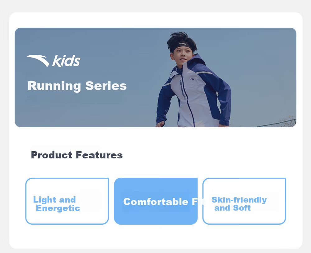 ANTA Kids Lightweight Running Shoes Unisex 2026 Spring Breathable Mesh Sports Sneakers Campus Casual A12615561 10