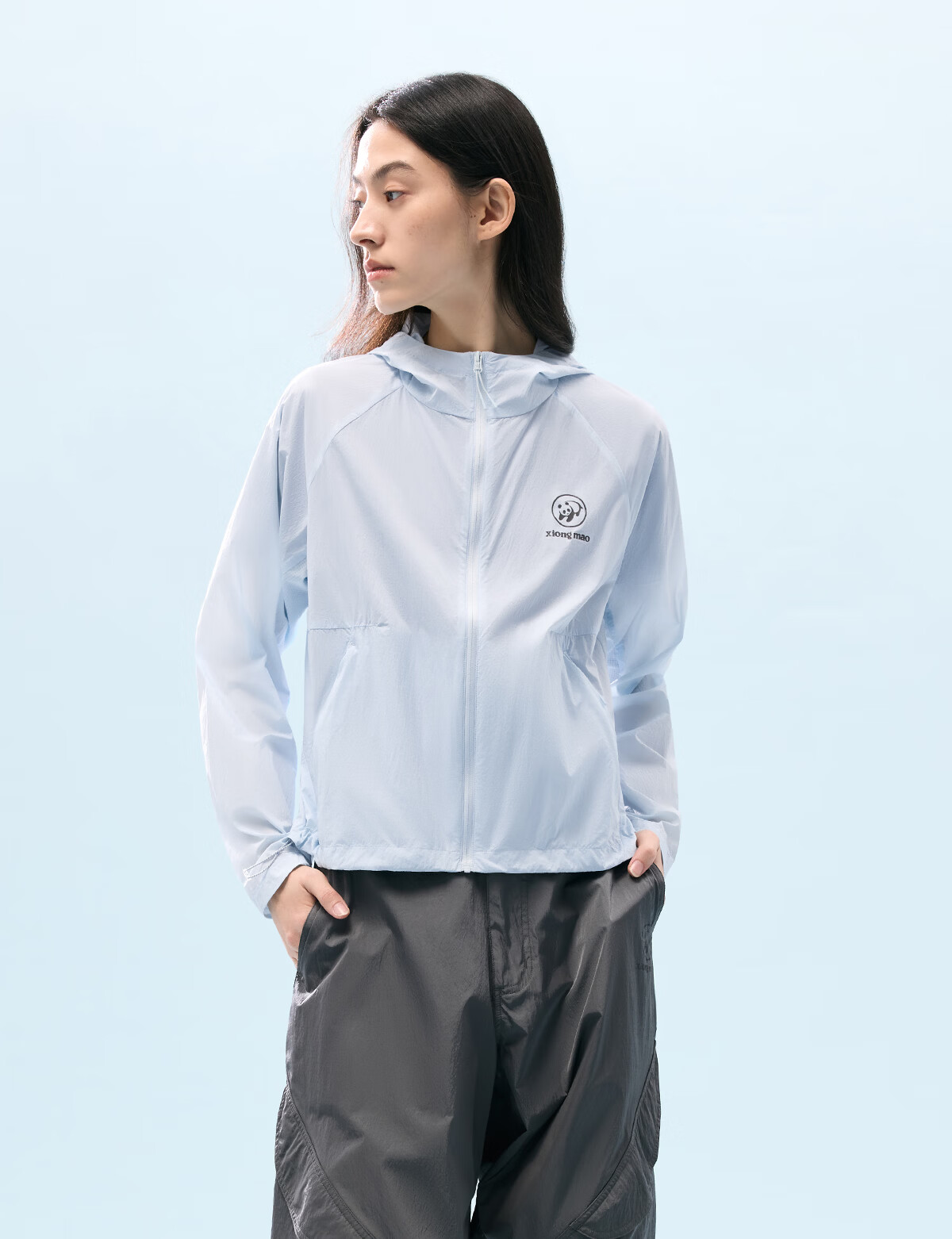 Xiongmao [Ice Stick 3.0], Liu Yifei's Same Style Sun Protection, for Men And Women, Spring And Summer New Ice-Cool Breathable Original Yarn UPF90 Jacket 5081 38
