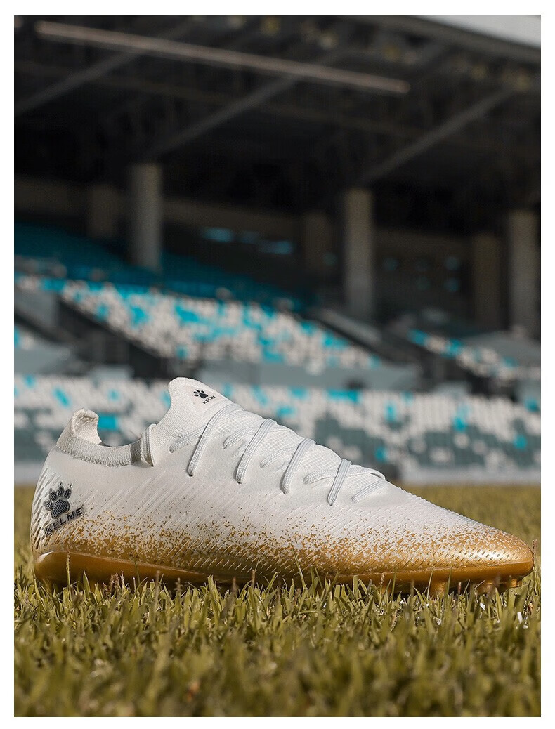 KELME Men's Adult Football Shoes Jidian 2.5MG Professional Anti-Slip Shock Absorption Breathable Training Cleats for Soccer and Ultimate Frisbee 11