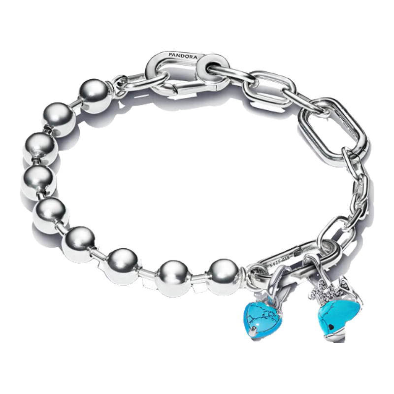 Pandora ME Series Underwater Paradise Bracelet Set, Blue Whale, Unique Birthday Gift for Girlfriend