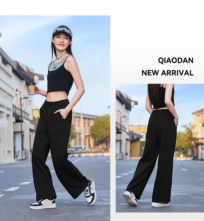 Jordan Women's Pants 2026 Summer New Casual Knit Straight-Leg Sports Trousers for Women 6
