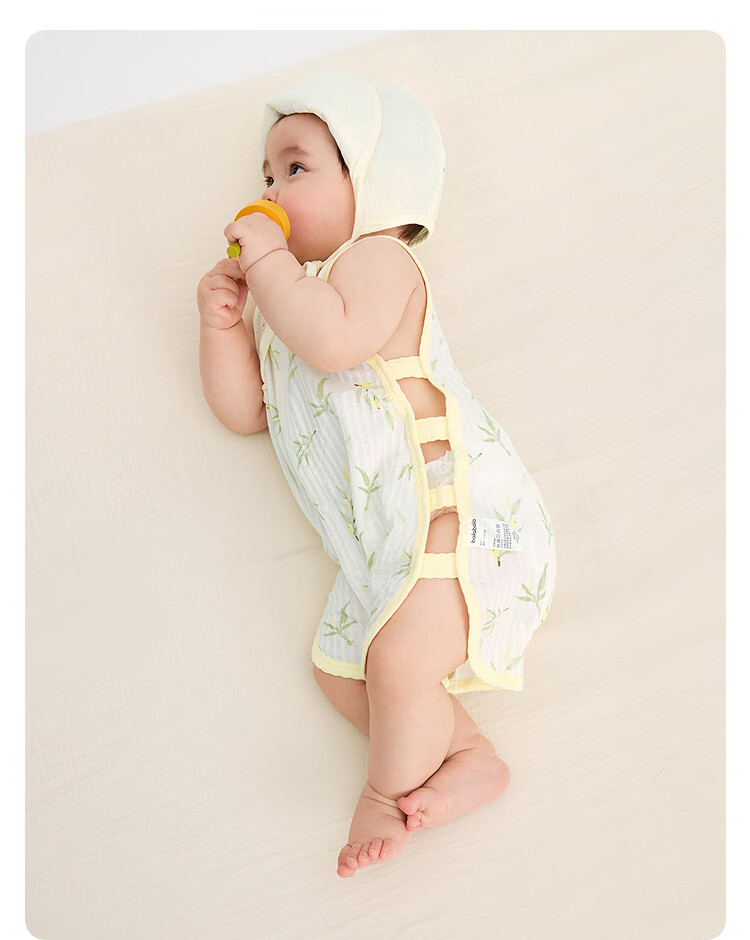Balabala [balaOne] Baby Romper Infant Jumpsuit 2026 Summer Cotton Two-Piece Set 18