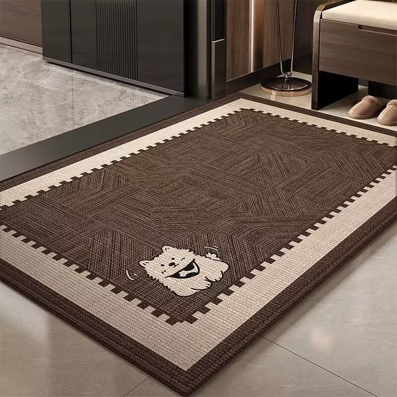 Hakkai Bird Entrance Door Mat Non-Slip Cuttable Home Door Carpet Floor Mat