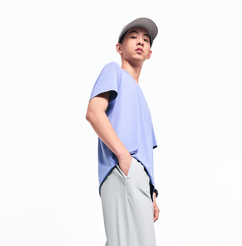 Erke Men's Autumn Sports Pants UV Protection Skin-Friendly Moisture-Wicking Straight Outdoor Casual Trousers 24