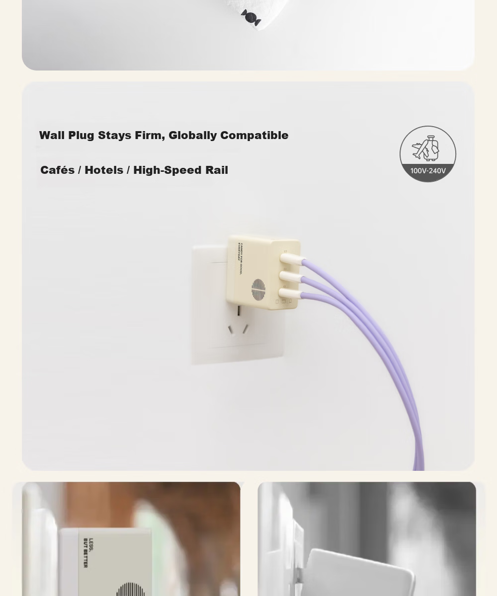 CANDYSIGN Sugar Factory Hard Candy 68W 3C Charger Compatible with iPad Apple iPhone 17 Huawei Android GaN PD Fast Charging Adapter 9
