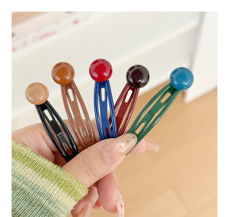 CHIMERA 5-Piece Colorful Hair Clips Set for Kids Girls Bangs Side Clips Front Hairpin BB Clips Birthday Gift 16