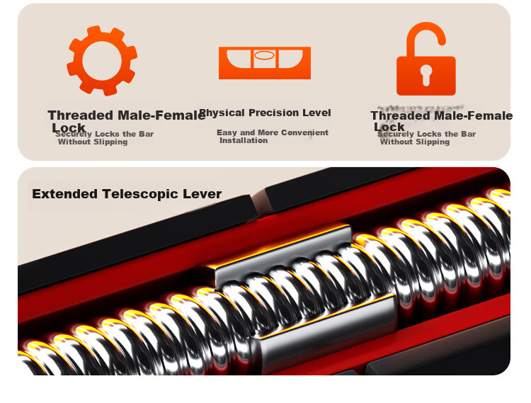 XTEP Indoor Pull-Up Bar Home Doorway Fitness Equipment for Children and Adults No Drilling Short Version 6