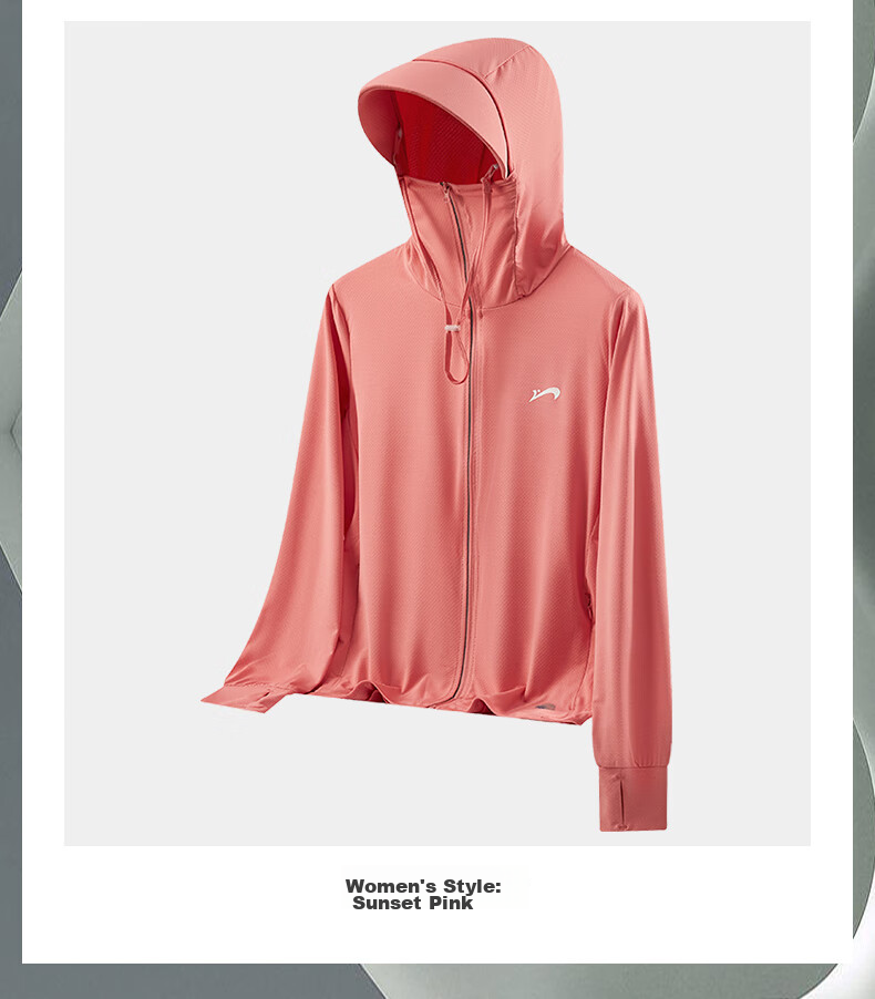 Guirenniao Sun Protection Clothing for Men And Women, Summer Lightweight Breathable Hooded Style for Young Couples, Iron Blue [Men's Style], M 23