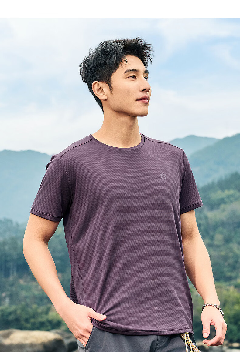 Jordan Men's Short Sleeve T-Shirt 2026 Summer Moisture-Wicking Quick-Dry Casual Workwear Sports Outdoor Top 21