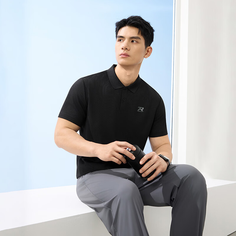 361° Men's Short Sleeve T-Shirt Spring Summer Sports Quick-Dry Running Fitness Polo Shirt 652624109H-5