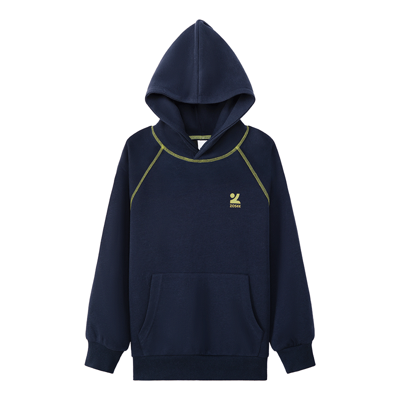 Zuo Xi Kids Children's Sweatshirt 2026 Spring New Boys Jacket Boys Sportswear Top Trendy Light Gray 150