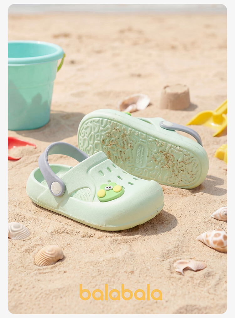 Balabala Boys' Summer Hollow-out Shoes Girls' Soft Sole Slippers Children's Indoor Slippers Toddler Beach Shoes Outdoor Wear 23