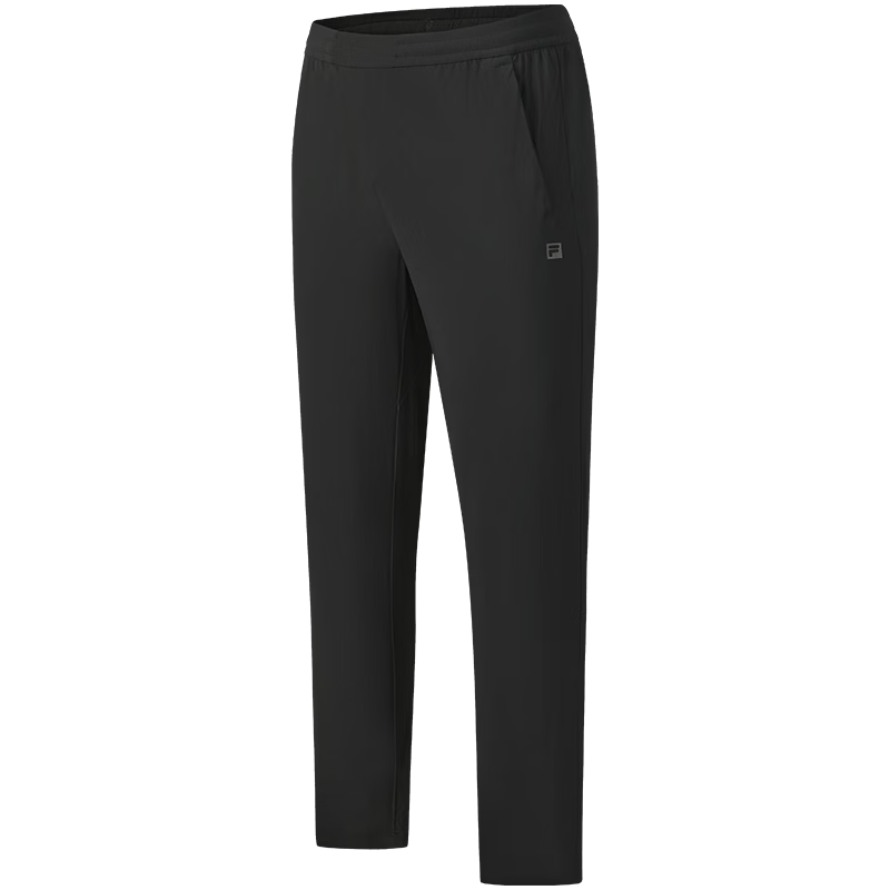FILA Official Men's Knitted Long Pants 2026 Summer Cooling Sun Protection Fitness Straight-Leg Sports Pants
