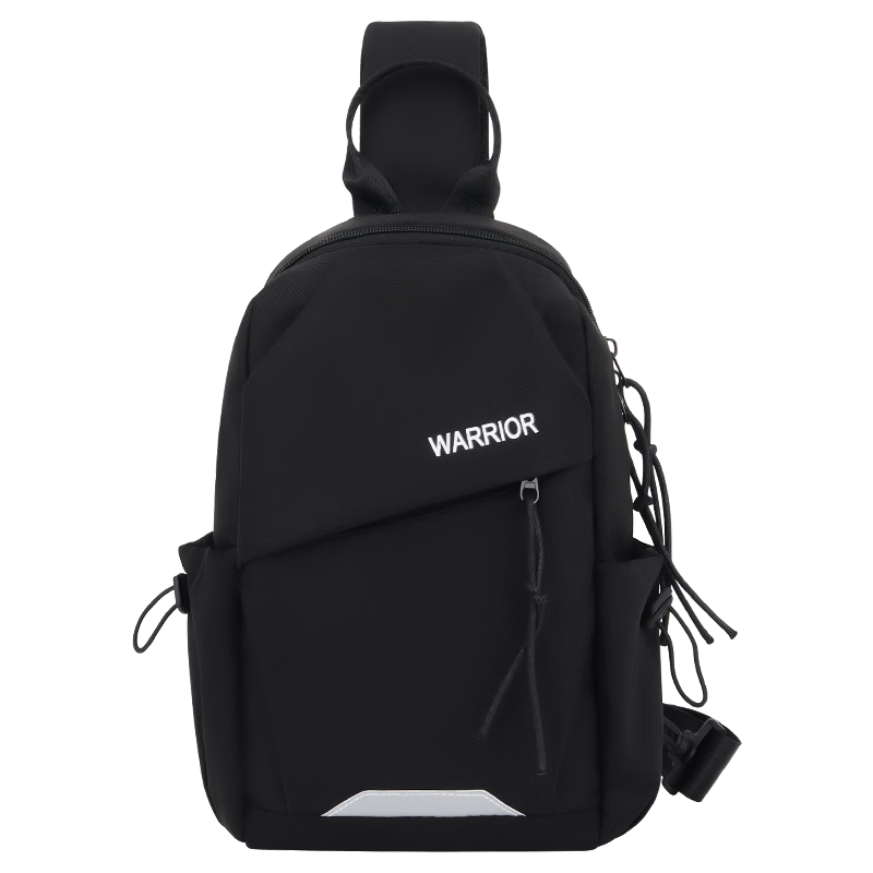 Warrior Men's Chest Bag 2026 New Large Capacity Crossbody Sports Casual Student Shoulder Bag Commuter Small Bag for Women