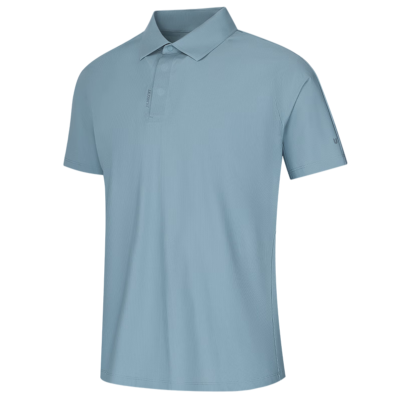 361° Men's Spring Summer Sports Polo Shirt Casual Loose Cool Breathable Short Sleeve 652624107-2