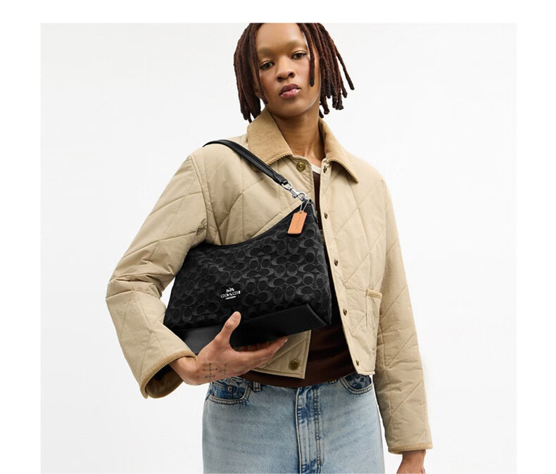 COACH Women's LAURAL Classic Logo Shoulder Crossbody Bag CDE44 10