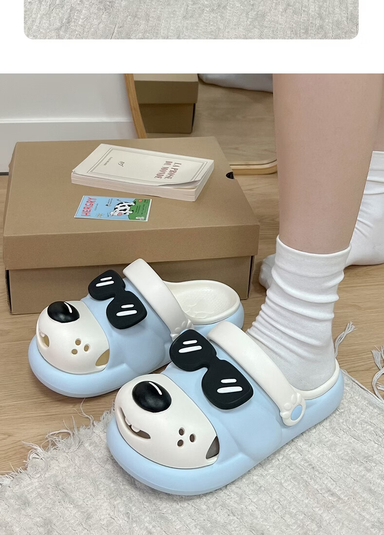 YUZHAOLIN Cute Cartoon Parent-Child Kids Outdoor Closed-Toe Clogs 13