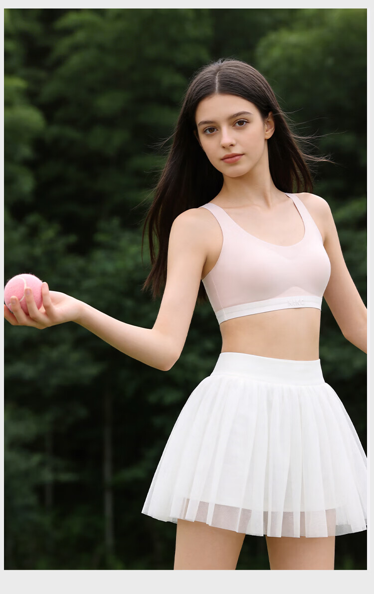 Langsha Girls' Underwear Stage 2-3 Teen Vest Youth Development Junior High and High School Student Sports Bra 19