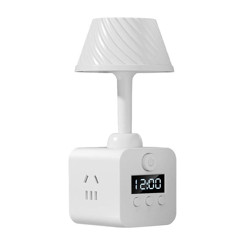 DUPAI Smart Remote Control Eye Protection Night Light Integrated Socket Bedside Table Lamp Bedroom Baby Nursing Maternity Baby Sleep Lamp