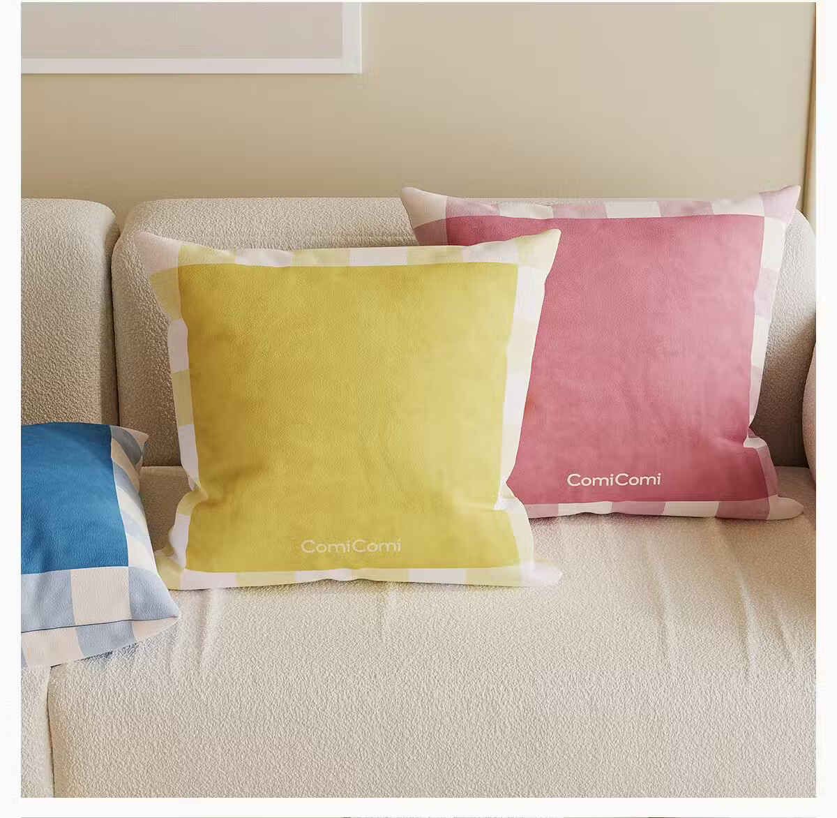 COMICOMI Sofa Cushion Luxury Living Room Pillow with Removable Cover and Insert 45x45cm 14