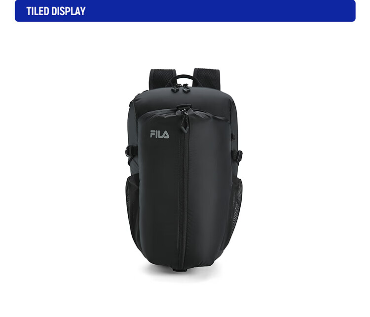 FILA Official Men's Backpack 2026 Summer Outdoor Sports Foldable Shoulder Bag School Laptop Bag 14