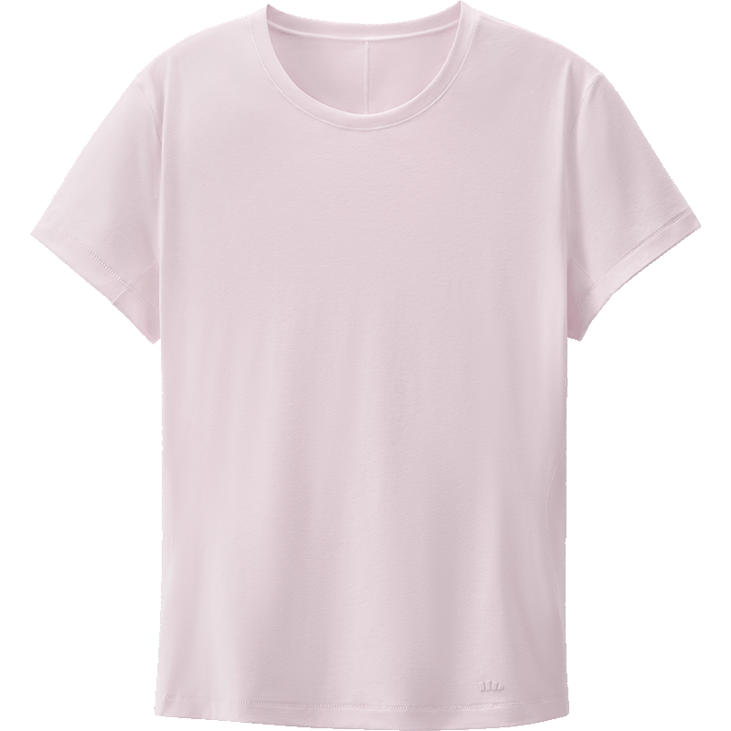 Beneunder Women's Quick-Dry Cotton-Feel Short Sleeve Outdoor Sports Breathable Basic T-Shirt DR018 Smoky Pink M