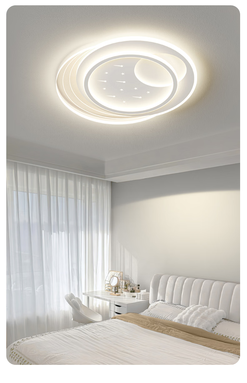 HD Full Spectrum LED Ceiling Light Bedroom Lamp Modern Zhongshan Nordic New Model [Installation Included + Old Removal] 9
