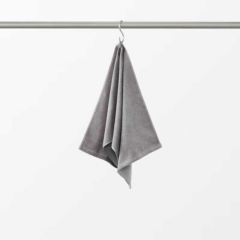 MUJI Cotton Single-Sided Fleece 4-Pack Face Towels Gray 34cm x 85cm