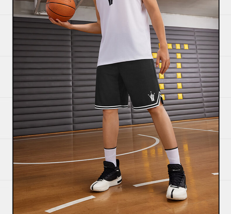 361° Men's Sports Shorts Spring Summer New Quick-Dry Basketball Five-Point Loose Printed Pants 652621702-1 19